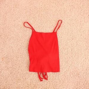 Urban Outfitters red crop top!
